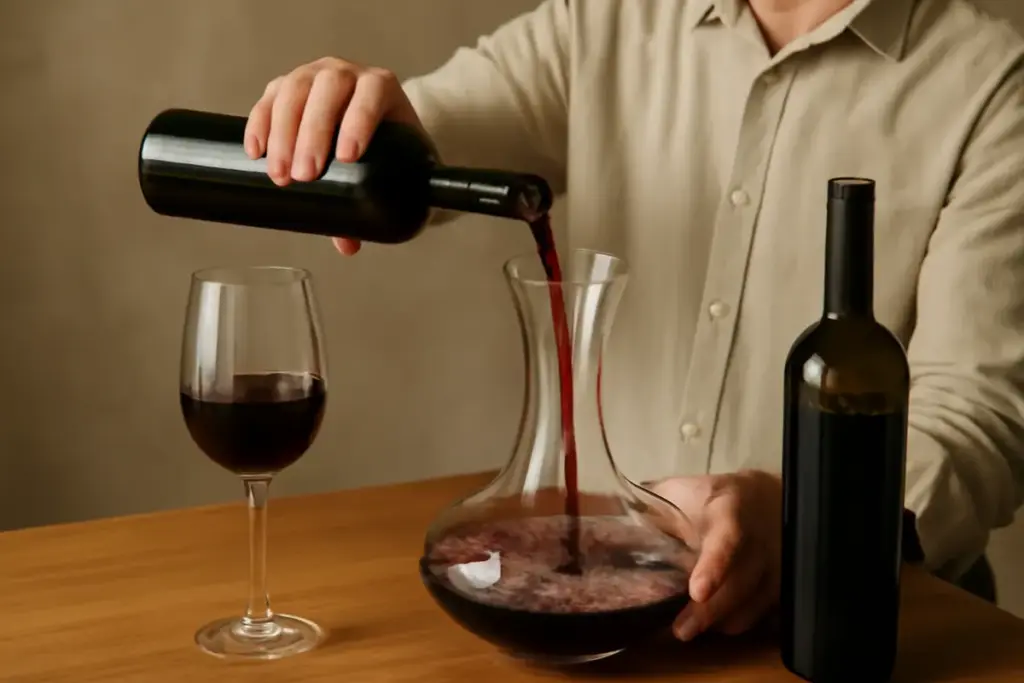 Cosa significa ossigenare il vino? Scopri il trucco per valorizzare il bouquet in pochi minuti