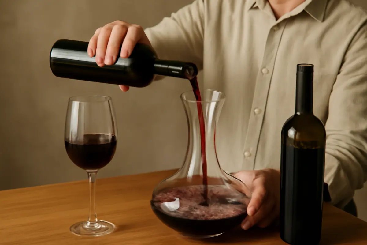 Cosa significa ossigenare il vino? Scopri il trucco per valorizzare il bouquet in pochi minuti