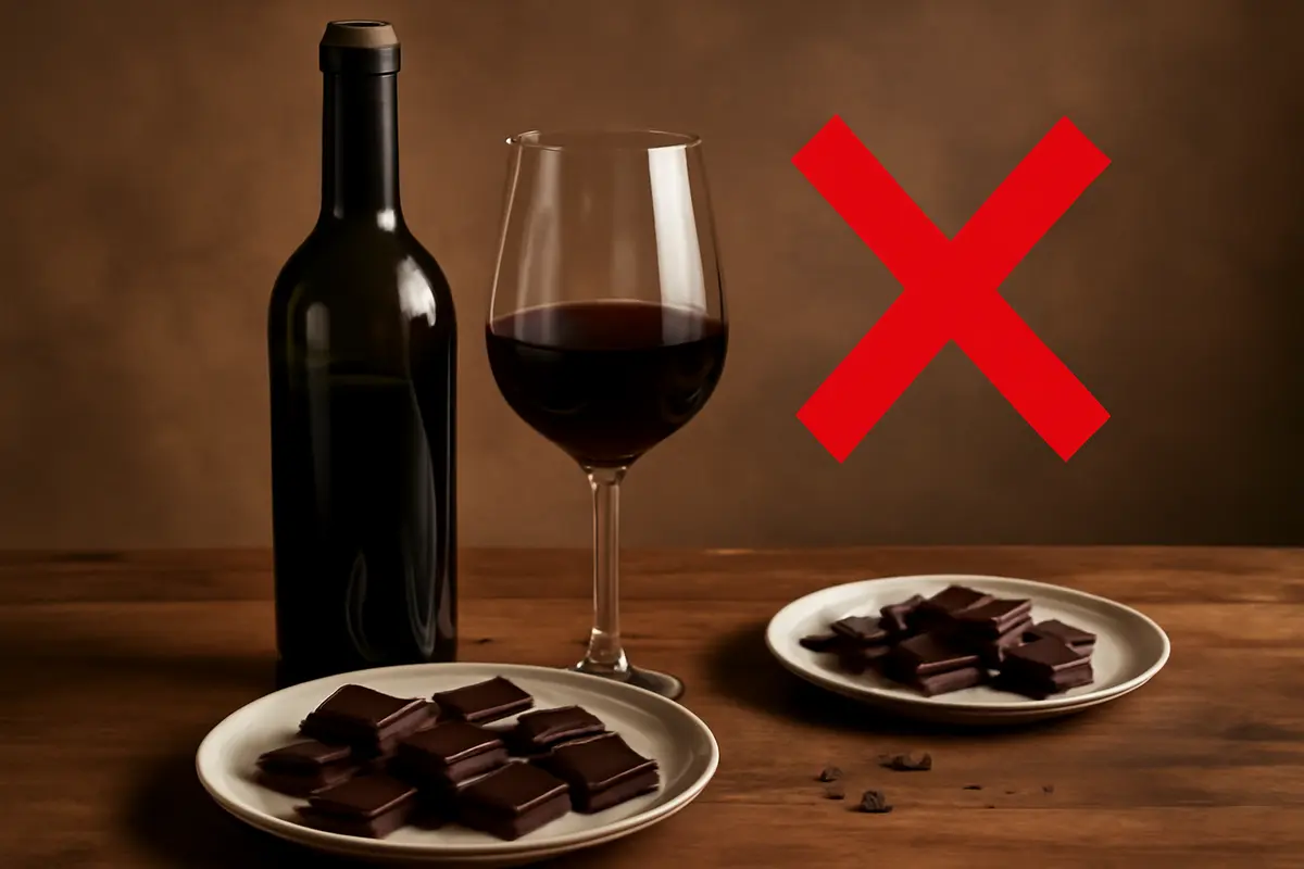 Quale vino servire con il cioccolato? L’errore comune che rovina la degustazione